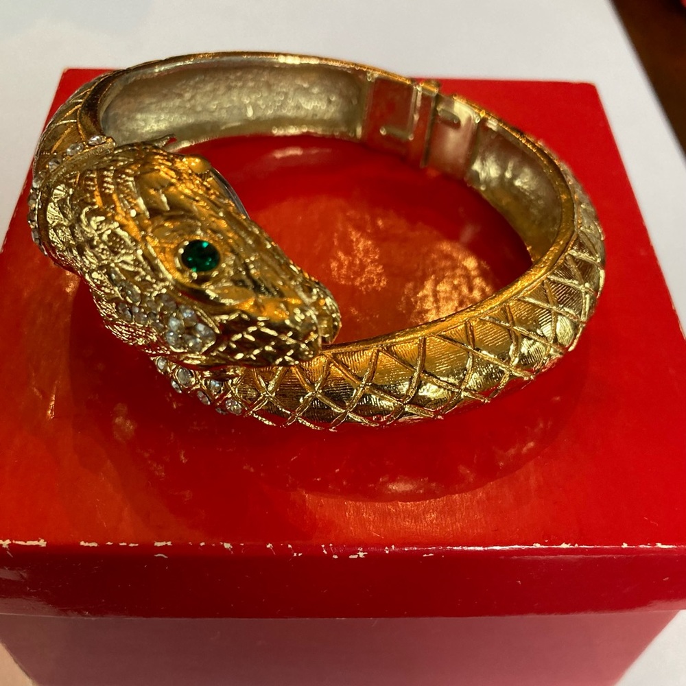 Vintage Kenneth J Lane Serpent Bracelet/Watch